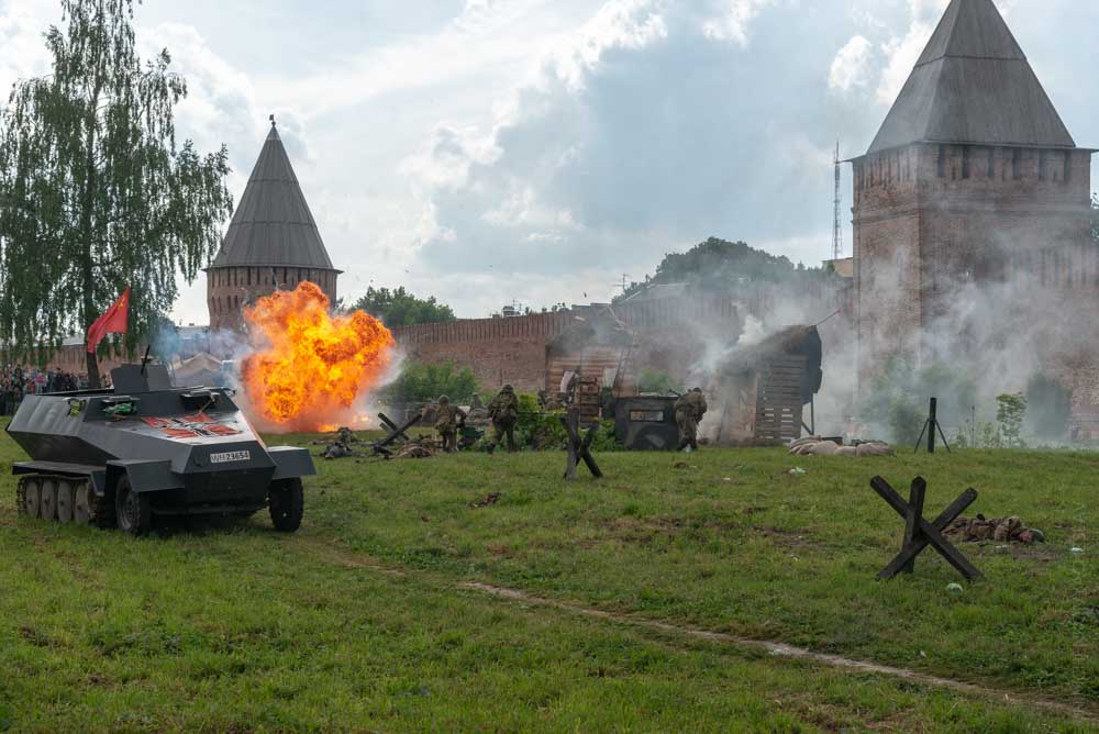 Салют над Днепром 2018 Реконструкция в Смоленске